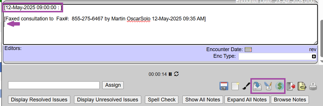 How To Enter An Encounter Note – Oscar Pro Support