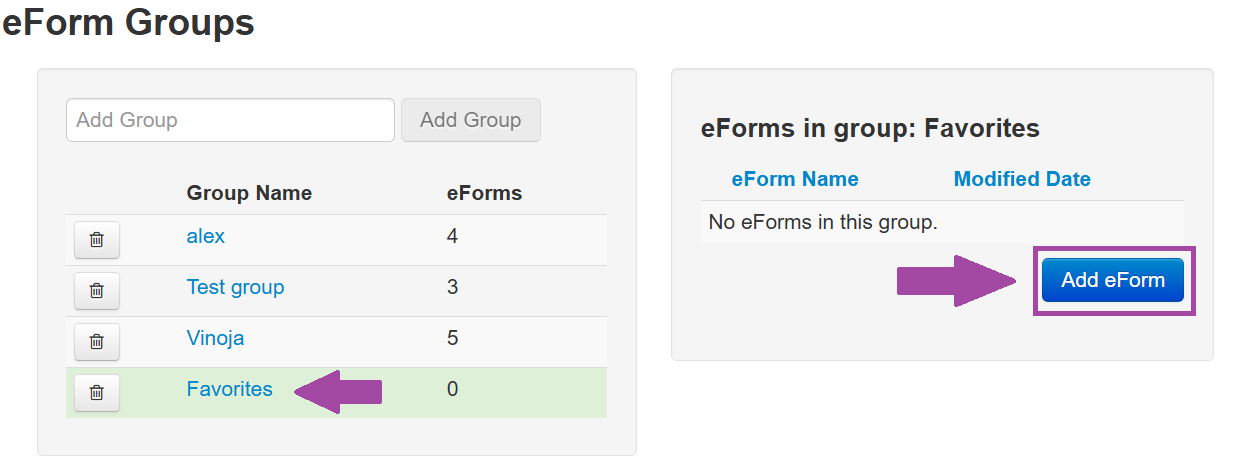 How To Create eForm Groups And Preferences – Oscar Pro Support